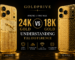 24K Gold vs 18K Gold iPhone - Understanding the Difference by GoldPrivé