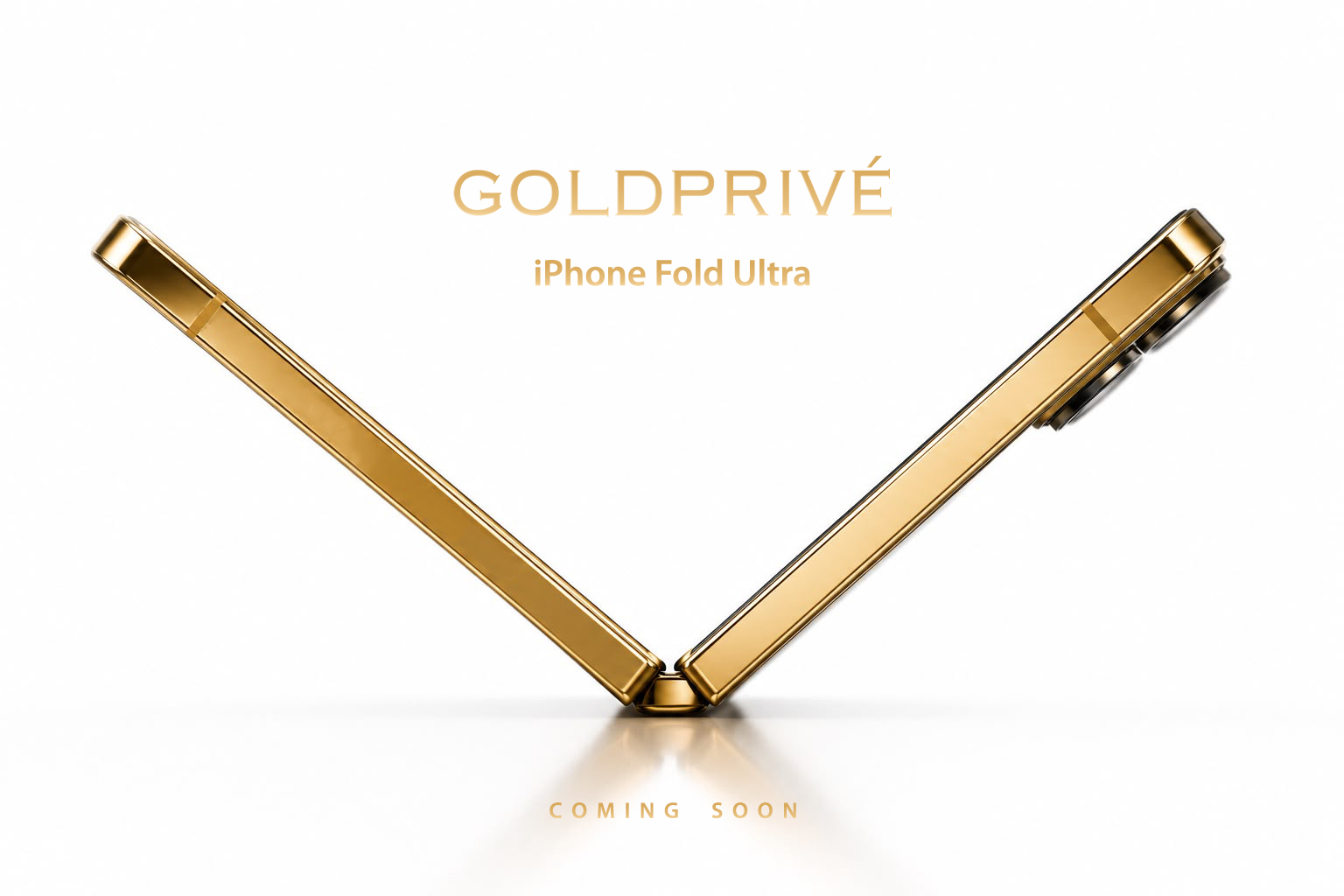 Goldprive 24K Gold iPhone Fold Ultra