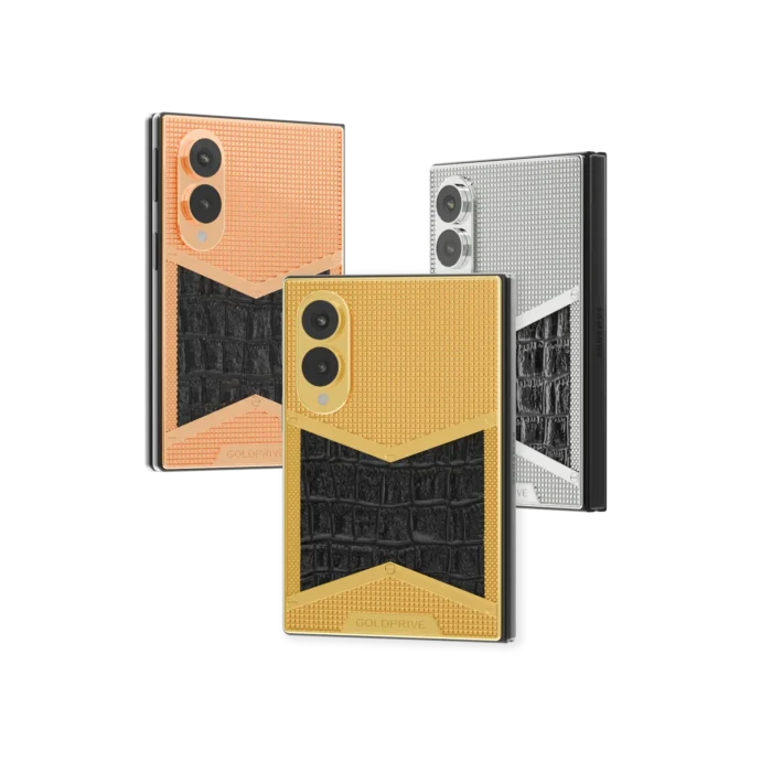Wild Elegance Victory Gold Samsung Galaxy Z Fold8 in 24K Gold, Rose Gold, Platinum