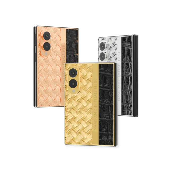 Braid Gold Samsung Galaxy Z Fold8 in 24K Gold, Rose Gold, Platinum