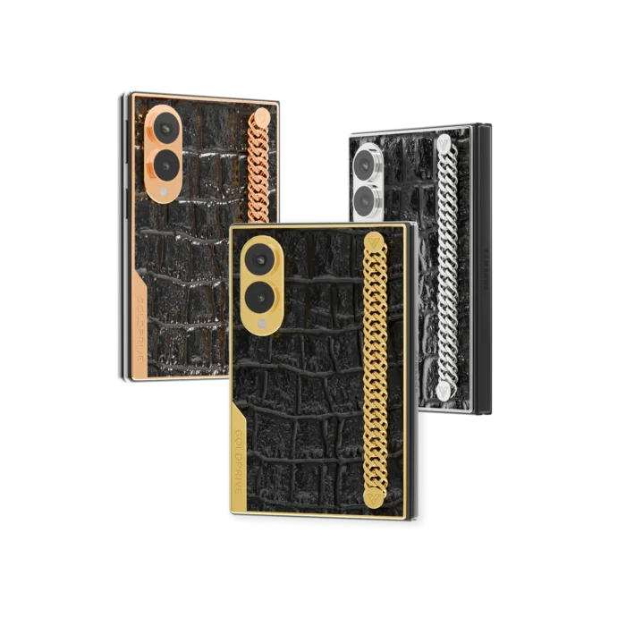 Wild Elegance Link Gold Samsung Galaxy Z Fold8 in 24K Gold, Rose Gold, Platinum