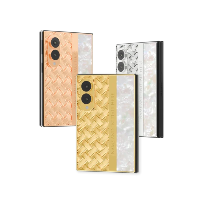 Pearl Knot Gold Samsung Galaxy Z Fold8 in 24K Gold, Rose Gold, Platinum