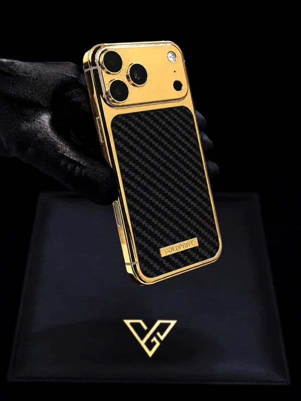 Carbon Craft GoldPrive device with genuine carbon fiber inlay and 24K gold detailing