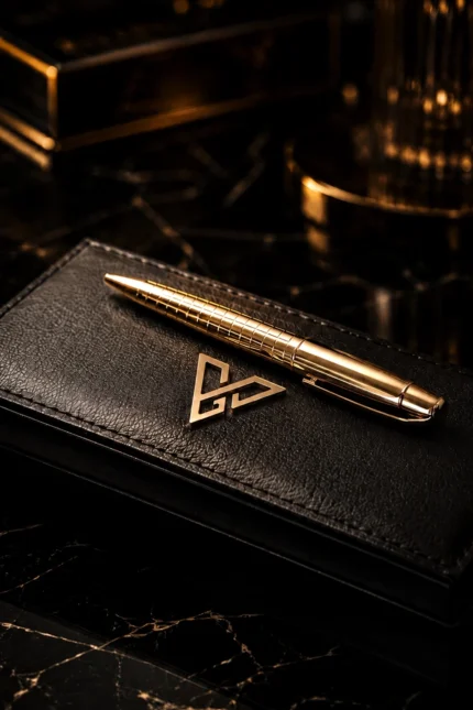 24K Gold Executive Pen by GoldPrivé — Aurex edition finished in radiant 24K gold