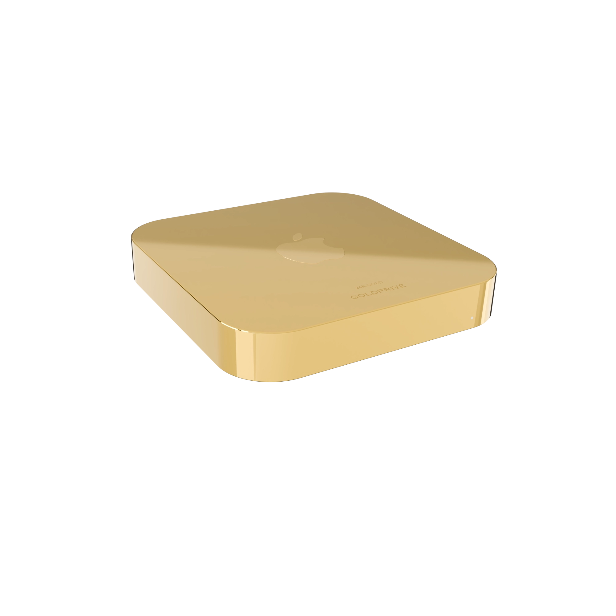 24K Gold Apple Mac Mini by GoldPrivé — luxury Gold Mac Mini hand-plated in 24K gold