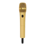 24K gold wireless microphone, upright