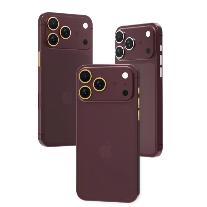 Burgundy Gold iPhone 18 Pro & Pro Max in 24K Gold, Rose Gold, Platinum