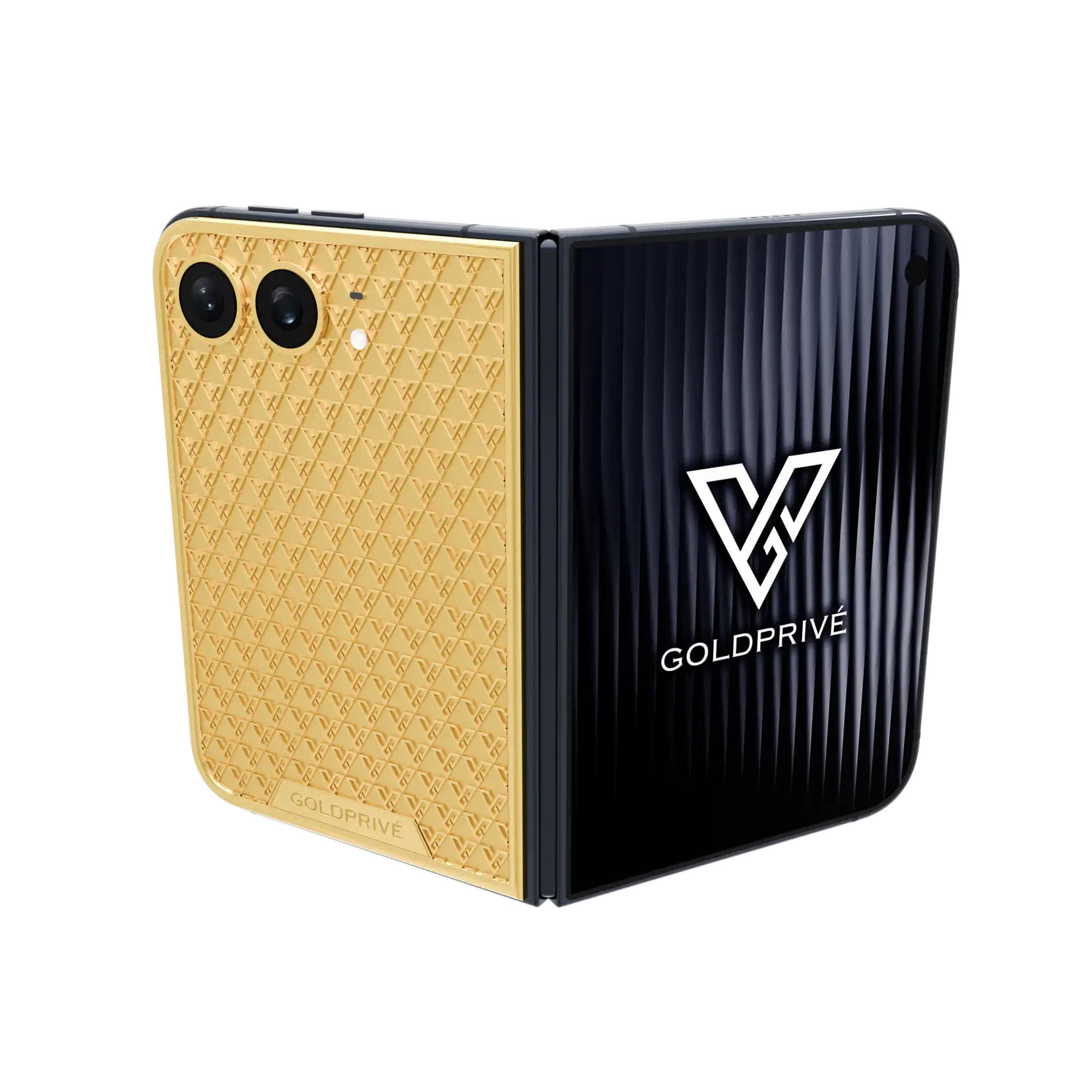 iPhone_Duo Artisan.01 Atelier Gold iPhone Duo — 24K Gold / Rose Gold / Platinum - Image 1
