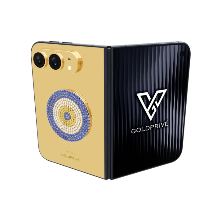 LuxEvil Charm Gold iPhone Duo in 24K Gold, Rose Gold, Platinum