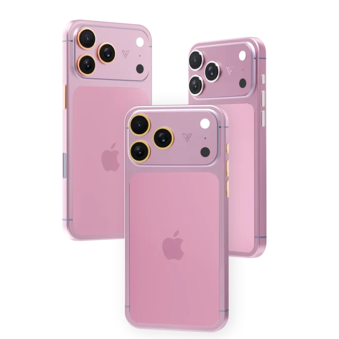 Peony Gold iPhone 18 Pro & Pro Max in 24K Gold, Rose Gold, Platinum