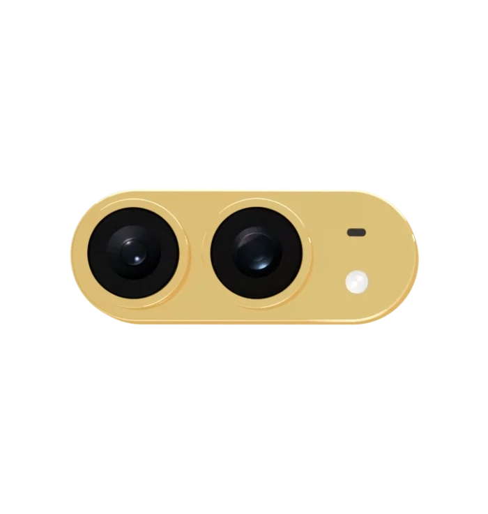 24K gold camera bezel